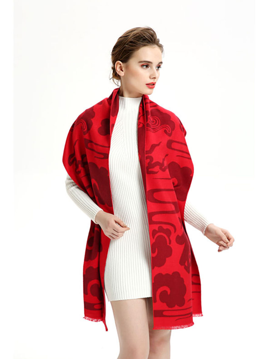 红围巾,围巾批发,什么牌子的围巾好-艾丝雅兰